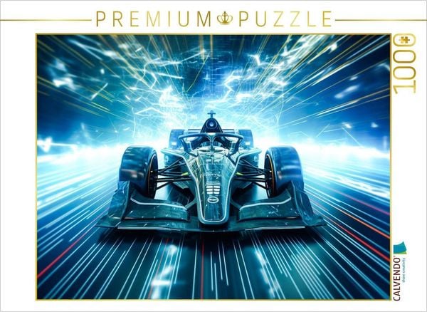 CALVENDO Puzzle Ein Motiv aus dem Kalender Formel E Phantasien | 1000 Teile Lege-Größe 64x48cm Foto-Puzzle für glückliche Stunden