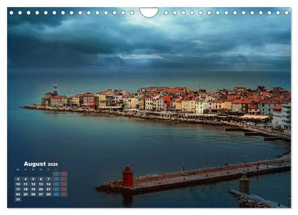 Produktbild: M&auml;rchen Stadt Piran (Wandkalender 2026 DIN A4 quer), CALVENDO Monatskalender