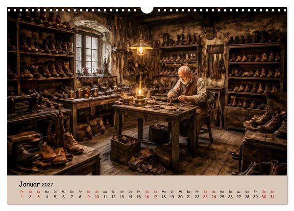 Produktbild: Ursprung: Berufe mit Geschichte. (Wandkalender 2027 DIN A3 quer), CALVENDO Monatskalender