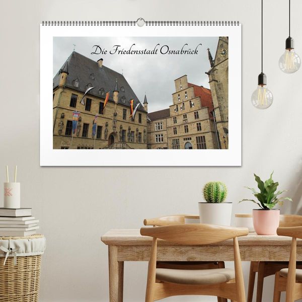 Produktbild: Die Friedensstadt Osnabr&uuml;ck (Wandkalender 2026 DIN A2 quer), CALVENDO Monatskalender