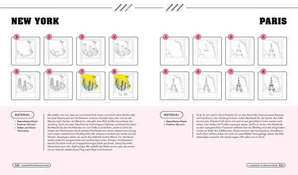 Produktbild: Zeichnen in 5 Minuten &ndash; 100 Motive von Architektur bis Zauberei