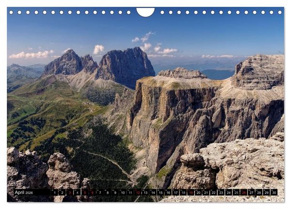 Produktbild: Die Dolomiten - Traumhafte Welt aus Stein (Wandkalender 2026 DIN A4 quer), CALVENDO Monatskalender