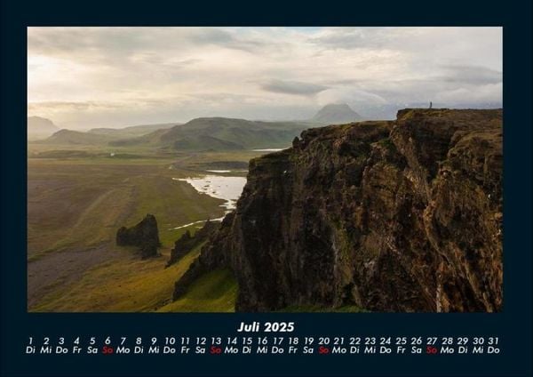 Produktbild: Landschaftskalender 2025 Fotokalender DIN A4