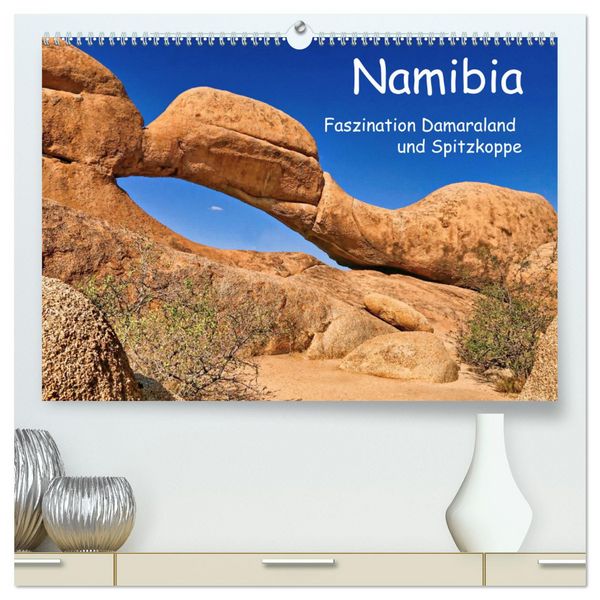 Namibia – Faszination Damaraland und Spitzkoppe (hochwertiger Premium Wandkalender 2026 DIN A2 quer), Kunstdruck in Hochglanz