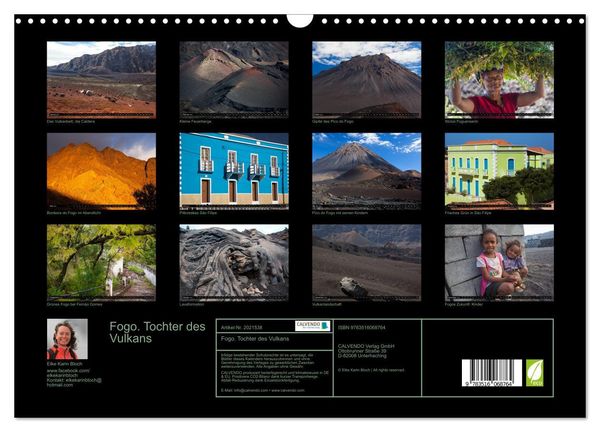 Produktbild: Fogo. Tochter des Vulkans (Wandkalender 2026 DIN A3 quer), CALVENDO Monatskalender