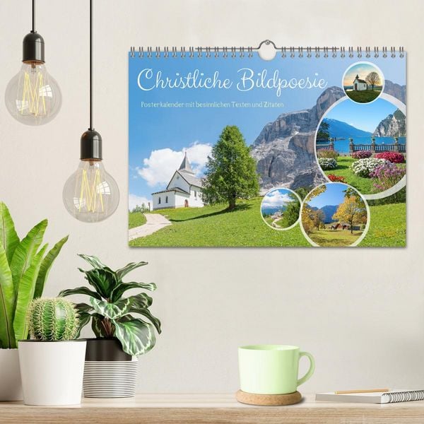 Produktbild: Christliche Bildpoesie 2026 (Wandkalender 2026 DIN A4 quer), CALVENDO Monatskalender
