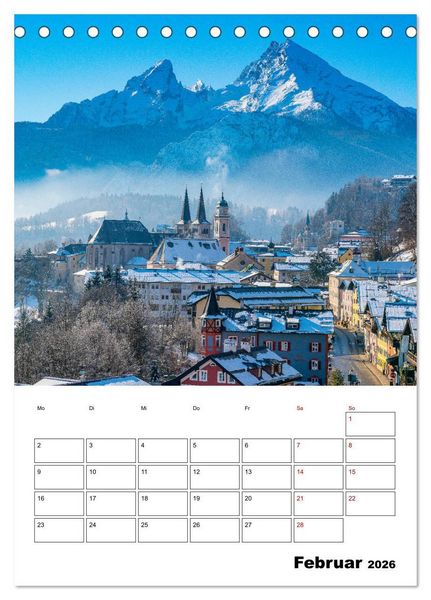 Produktbild: Mein Berchtesgadener Land (Tischkalender 2026 DIN A5 hoch), CALVENDO Monatskalender