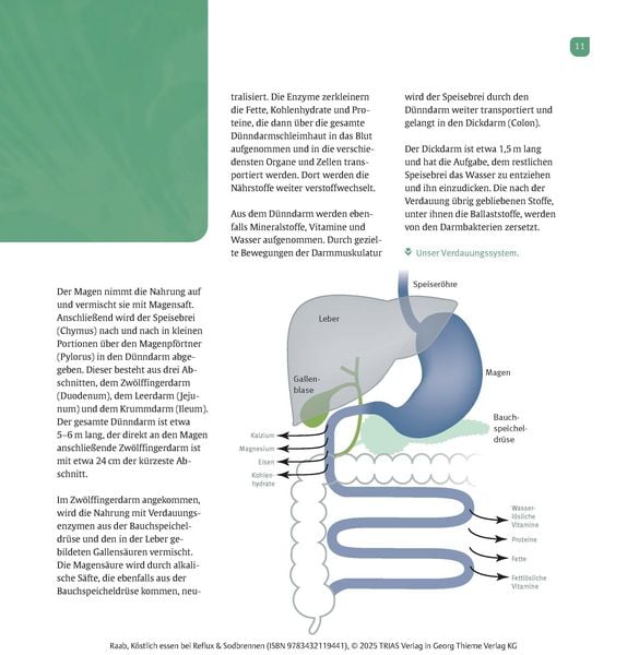 Produktbild: K&ouml;stlich essen Reflux und Sodbrennen
