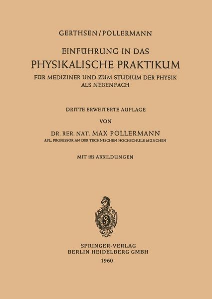 Produktbild: Einf&uuml;hrung in das Physikalische Praktikum