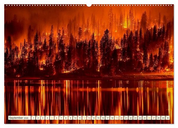 Produktbild: Gewaltige Natur - bedrohlich und sch&ouml;n (hochwertiger Premium Wandkalender 2026 DIN A2 quer), Kunstdruck in Hochglanz