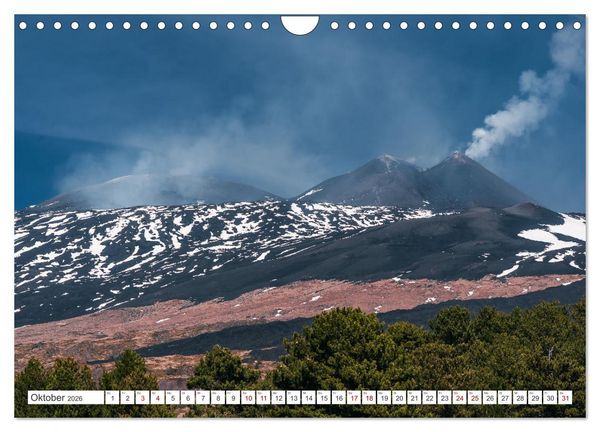 Produktbild: &Auml;tna - Europas h&ouml;chster Vulkan (Wandkalender 2026 DIN A4 quer), CALVENDO Monatskalender