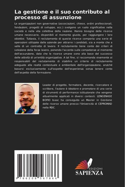 Produktbild: La gestione e il suo contributo al processo di assunzione