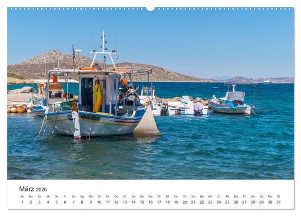 Produktbild: Leros - die Insel der G&ouml;ttin Artemis (hochwertiger Premium Wandkalender 2026 DIN A2 quer), Kunstdruck in Hochglanz