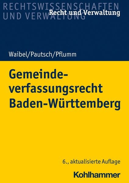 Produktbild: Gemeindeverfassungsrecht Baden-W&uuml;rttemberg