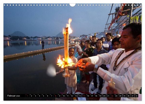 Produktbild: Indien - Rajasthan (Wandkalender 2026 DIN A3 quer), CALVENDO Monatskalender