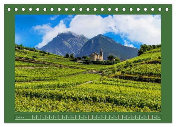 Produktbild: Gr&uuml;ezi in den Schweizer Bergen (Tischkalender 2026 DIN A5 quer), CALVENDO Monatskalender