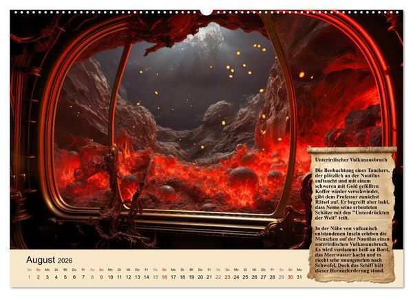 Produktbild: Reise unter dem Meer (hochwertiger Premium Wandkalender 2026 DIN A2 quer), Kunstdruck in Hochglanz