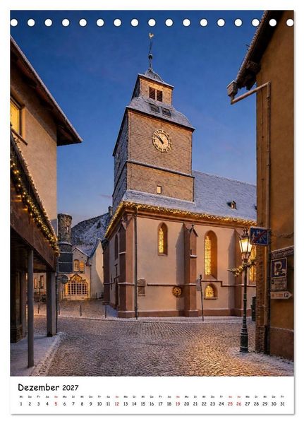 Produktbild: Burgstadt Eppstein (Tischkalender 2027 DIN A5 hoch), CALVENDO Monatskalender