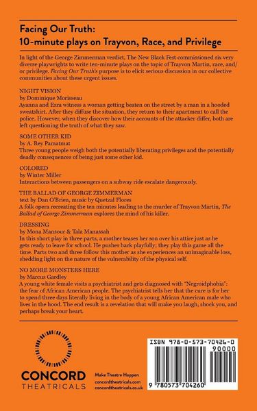 Produktbild: Facing Our Truth: Short Plays on Trayvon, Race, and Privilege