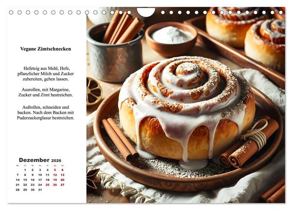 Produktbild: Green Delights - Ein Jahr voller veganer Gen&uuml;sse (Wandkalender 2026 DIN A4 quer), CALVENDO Monatskalender