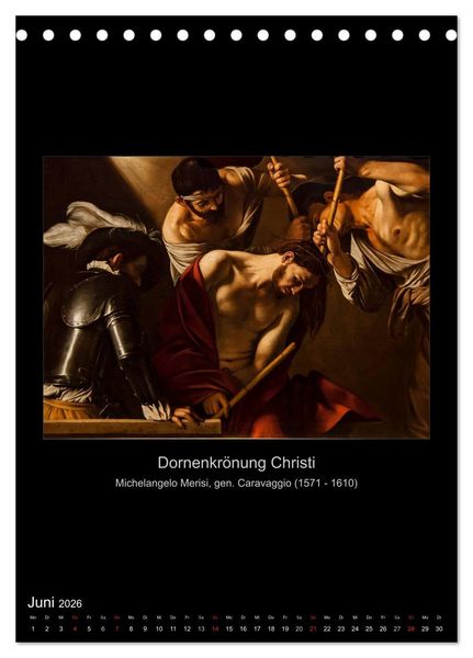 Produktbild: Jesus Christus - Das Leben Christi auf Gem&auml;lden der alten Meister (Tischkalender 2026 DIN A5 hoch), CALVENDO Monatskalender