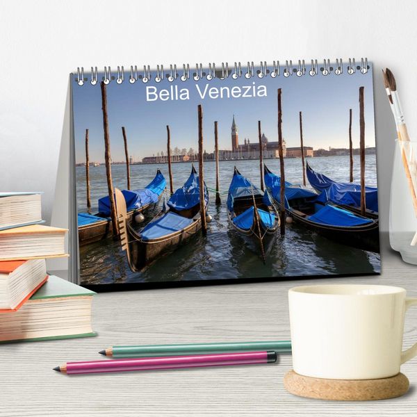 Produktbild: Bella Venezia (Tischkalender 2026 DIN A5 quer), CALVENDO Monatskalender