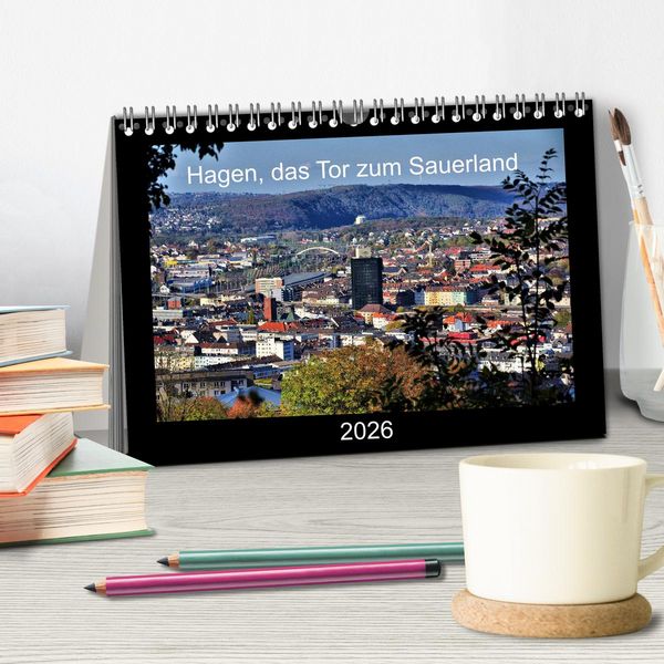 Produktbild: Hagen, das Tor zum Sauerland (Tischkalender 2026 DIN A5 quer), CALVENDO Monatskalender