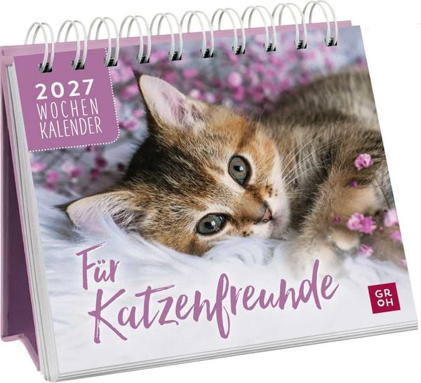Produktbild: Mini-Wochenkalender 2027: F&uuml;r Katzenfreunde