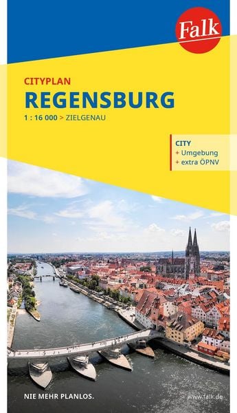 Produktbild: Falk Cityplan Regensburg 1:16.000