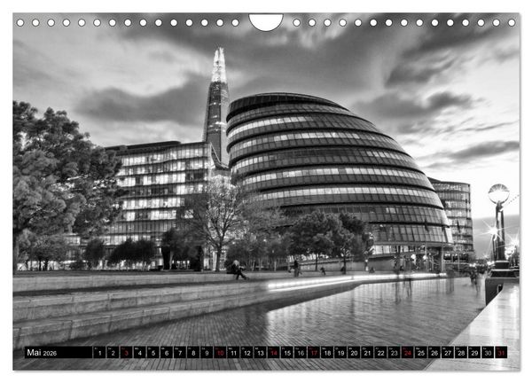 Produktbild: LONDON Stadtansichten (Wandkalender 2026 DIN A4 quer), CALVENDO Monatskalender