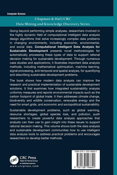 Produktbild: Computational Intelligent Data Analysis for Sustainable Development