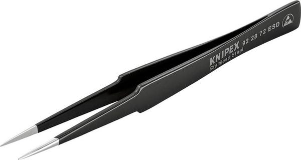 Produktbild: Knipex 92 28 72 ESD Pr&auml;zisionspinzette Super-spitz 135mm