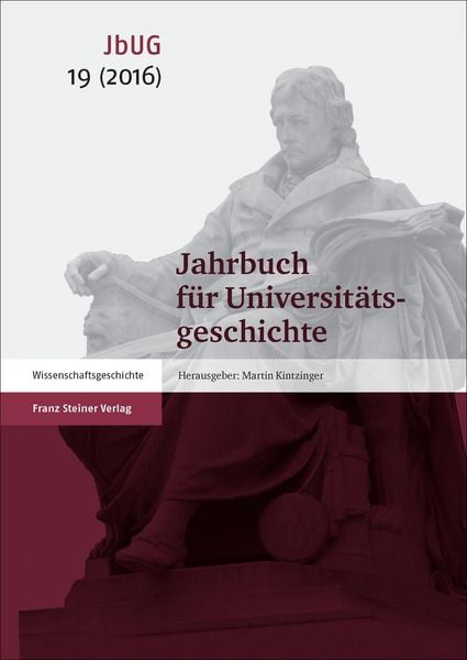 Produktbild: Jahrbuch f&uuml;r Universit&auml;tsgeschichte 19 (2016)