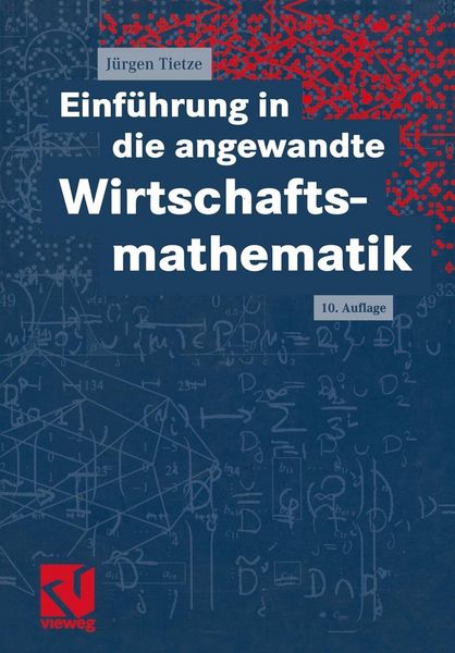 Produktbild: Einf&uuml;hrung in die angewandte Wirtschaftsmathematik