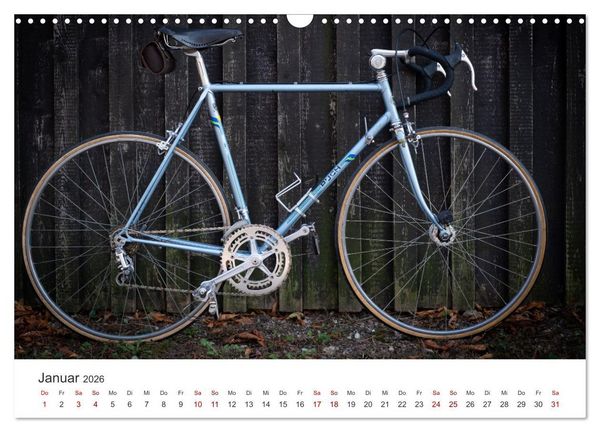 Produktbild: Stahlrenner - Rennrad-Klassiker aus Europa (Wandkalender 2026 DIN A3 quer), CALVENDO Monatskalender