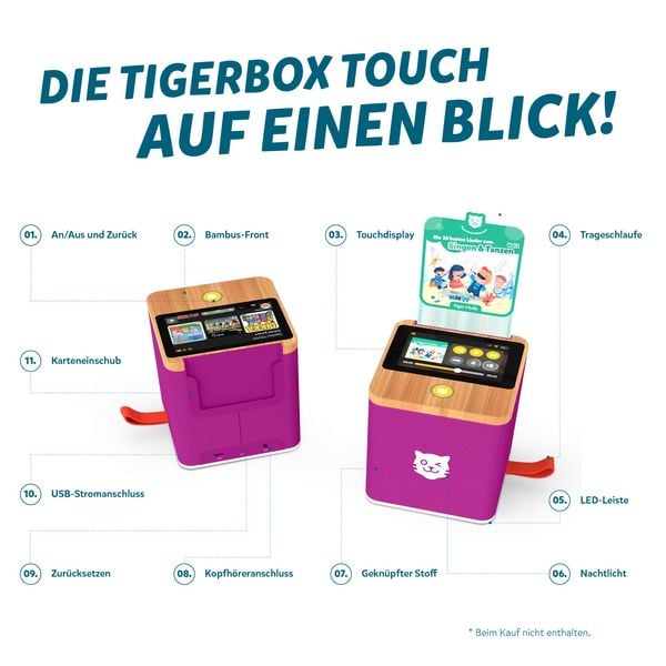 Produktbild: Tigerbox TOUCH PLUS (lila) - Vorteilspaket