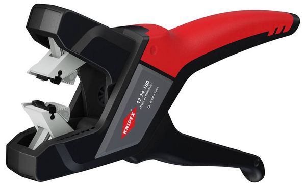 Produktbild: Knipex 12 74 180 Abmantelungszange 4.4 bis 7.5mm