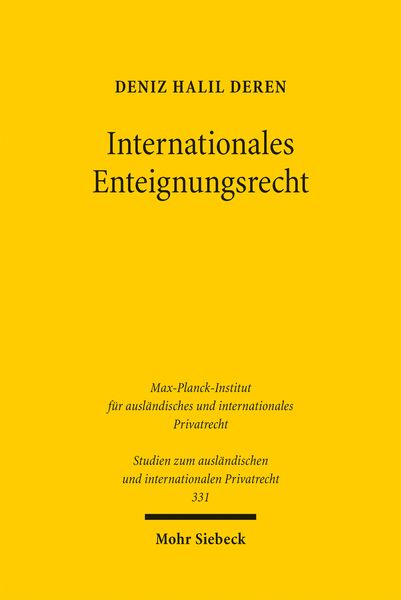Produktbild: Internationales Enteignungsrecht