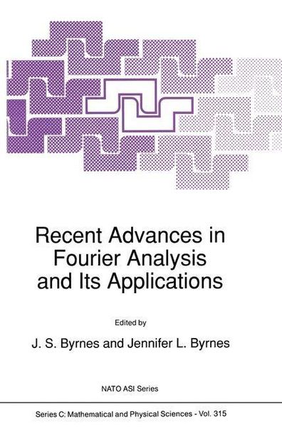 Produktbild: Recent Advances in Fourier Analysis and Its Applications