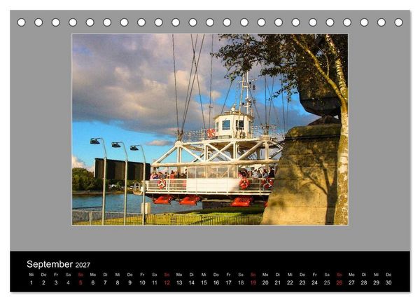 Produktbild: Am Nord- Ostsee-Kanal (Tischkalender 2027 DIN A5 quer), CALVENDO Monatskalender