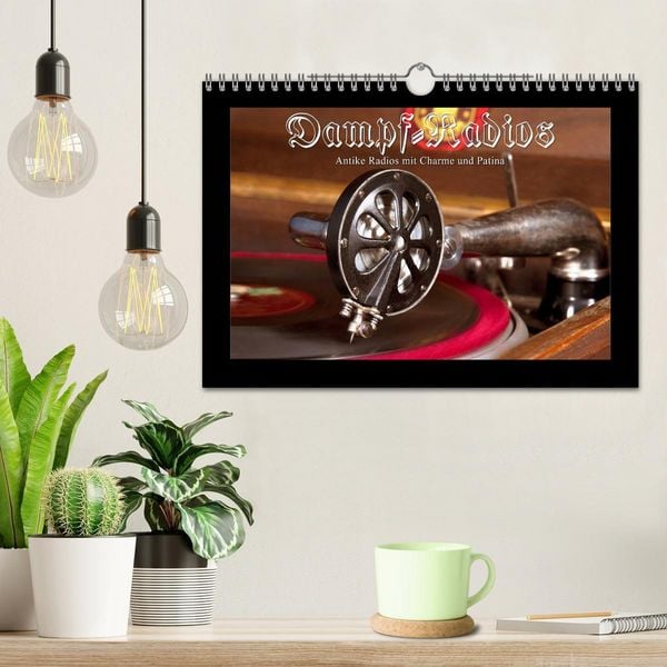 Produktbild: Dampfradios - Antike Radios mit Charme und Patina (Wandkalender 2026 DIN A4 quer), CALVENDO Monatskalender