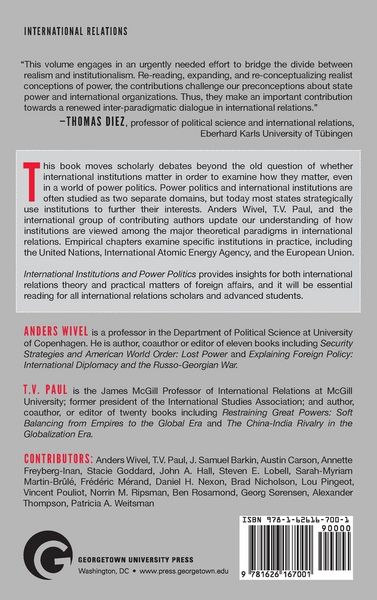 Produktbild: International Institutions and Power Politics