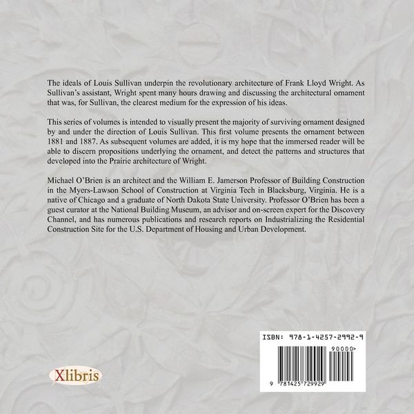 Produktbild: A Catalog of Louis Sullivan's Ornament 1881-1887