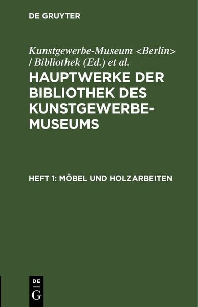 Produktbild: M&ouml;bel und Holzarbeiten