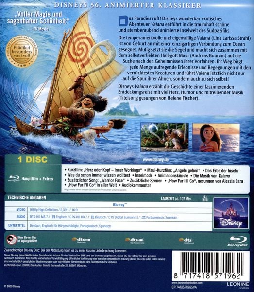 Produktbild: Vaiana - Disney Classics