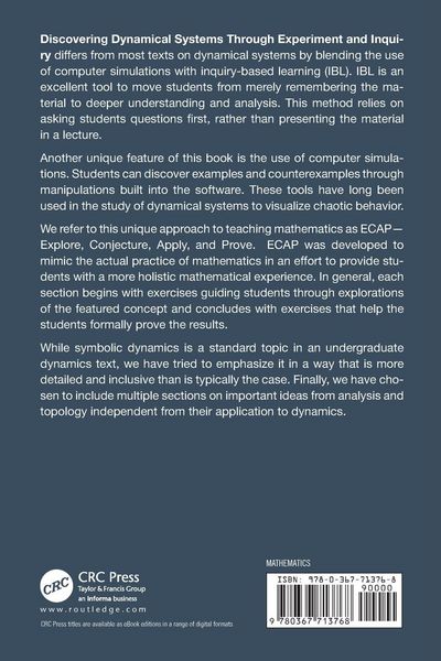 Produktbild: Discovering Dynamical Systems Through Experiment and Inquiry