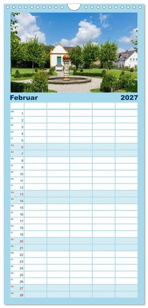 Produktbild: Familienplaner 2027 - Freinsheim - So Wunderbar mit 5 Spalten (Wandkalender, 21 x 45 cm) CALVENDO