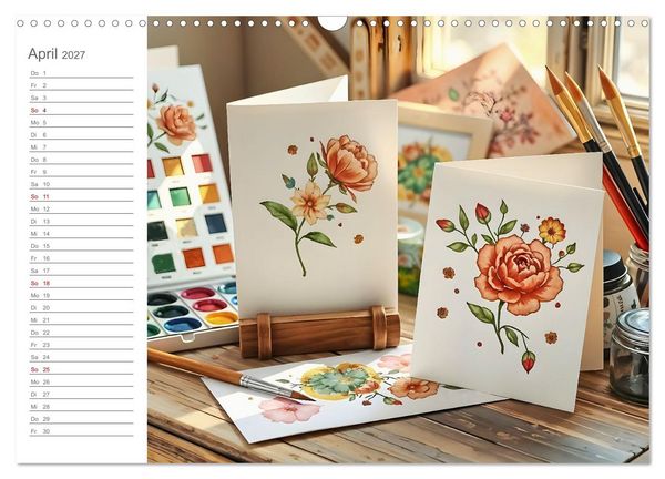 Produktbild: Papiertr&auml;ume - Die kreative Welt der Papierkunst (Wandkalender 2027 DIN A3 quer), CALVENDO Monatskalender