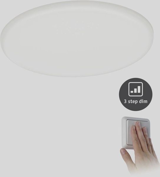 Paulmann 93067 EB Panel Veluna VariFit LED-Einbauleuchte 17.50W Satin