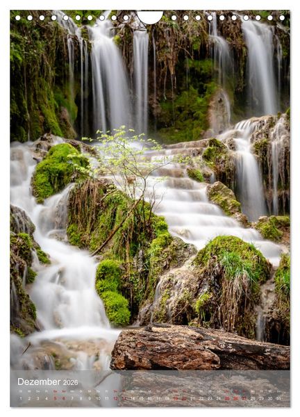 Produktbild: Bad Urach Wasserf&auml;lle (Wandkalender 2026 DIN A4 hoch), CALVENDO Monatskalender
